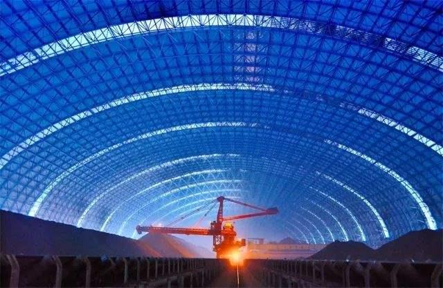 富锦亿优钢构工程师为您解析原料场封闭技术的特点和类型